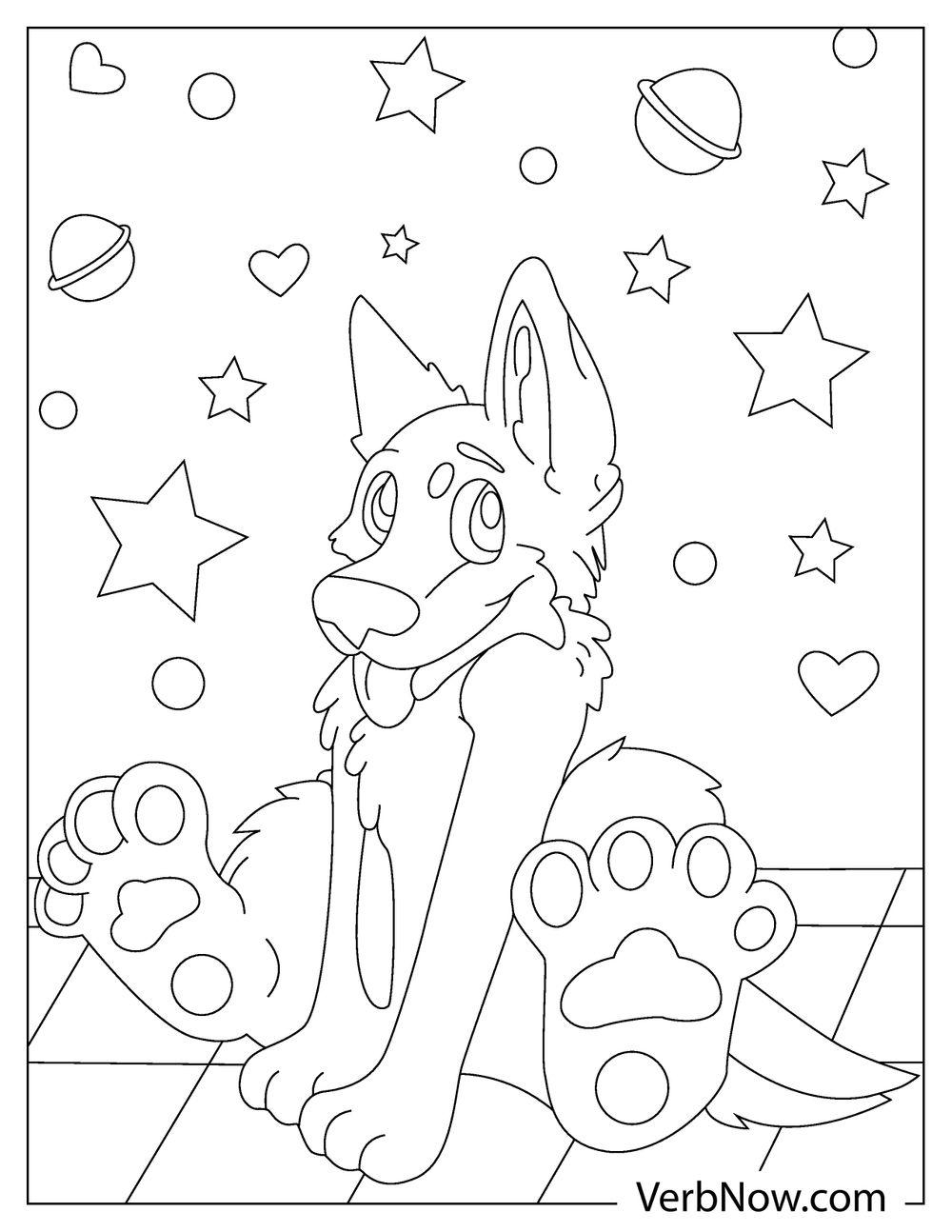 Husky Coloring Pages Printable