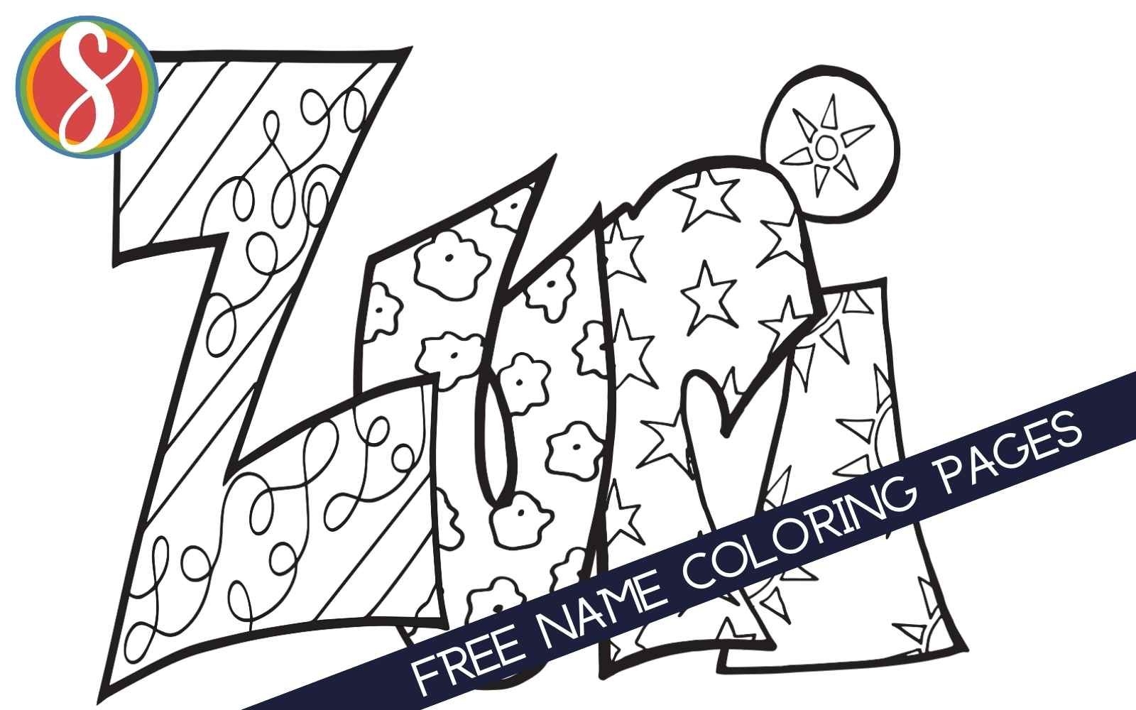 Free Personalized Coloring Pages