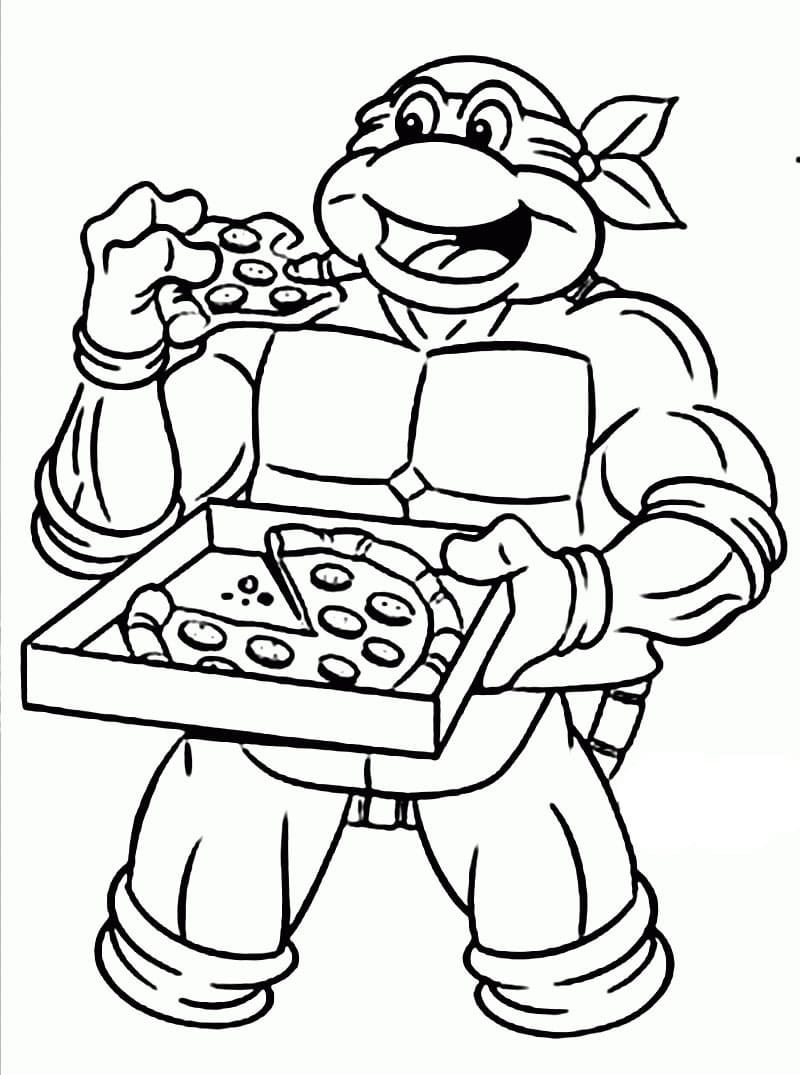 Free Ninja Turtles Outline Coloring Page Download Print Or Color Online For Free