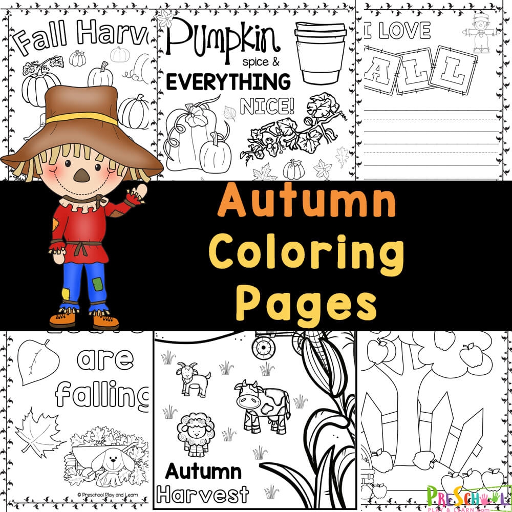 Free Printable Coloring Pages For Autumn