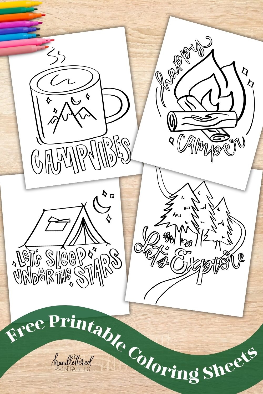 Free Printable Camping Coloring Pages