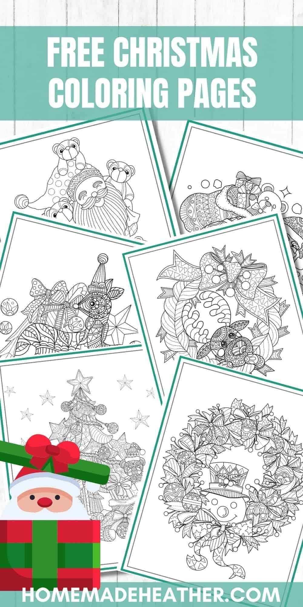 Free Printable Adult Coloring Pages Christmas