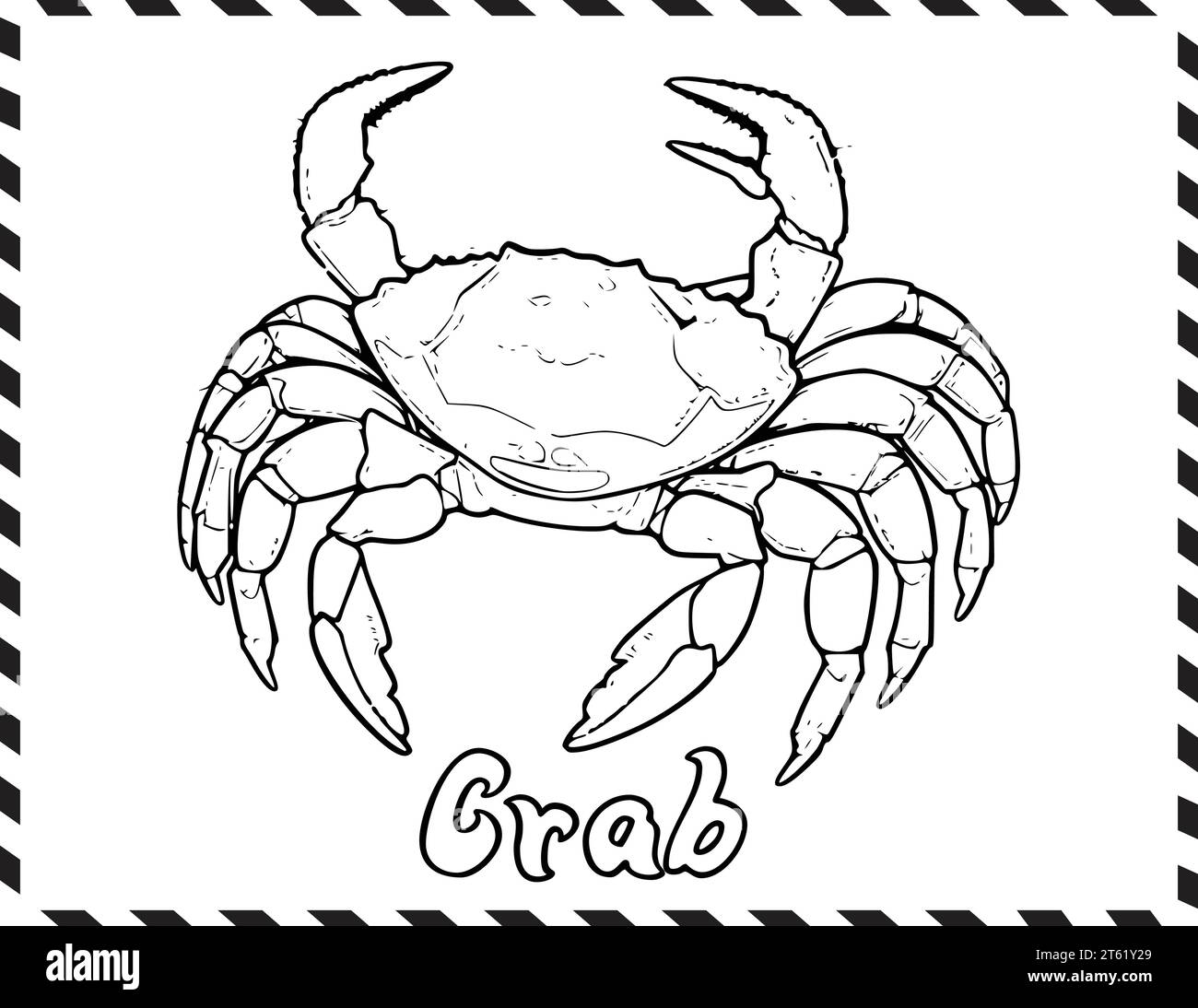 Printable Crab Coloring Pages