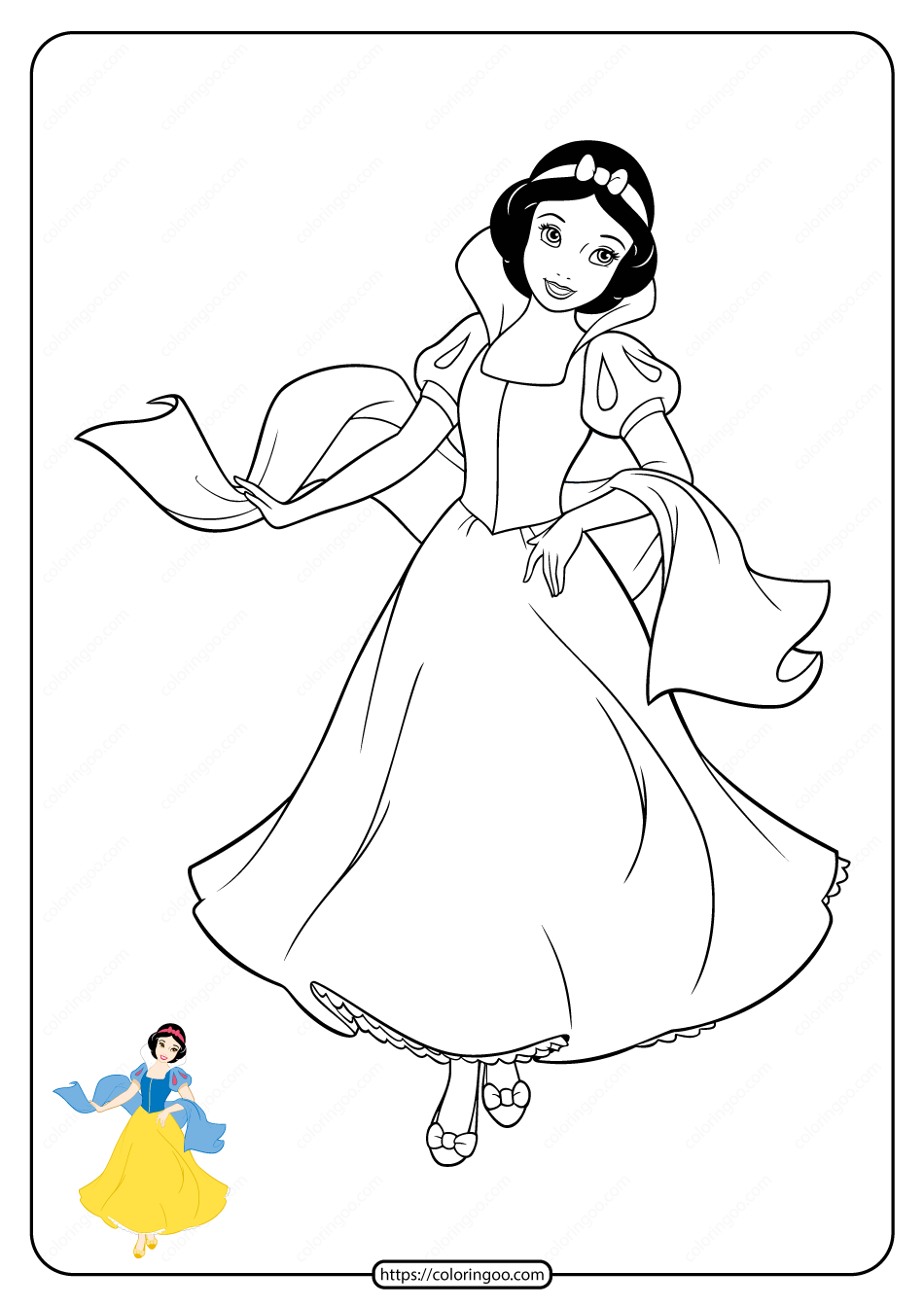 Free Disney Coloring Page