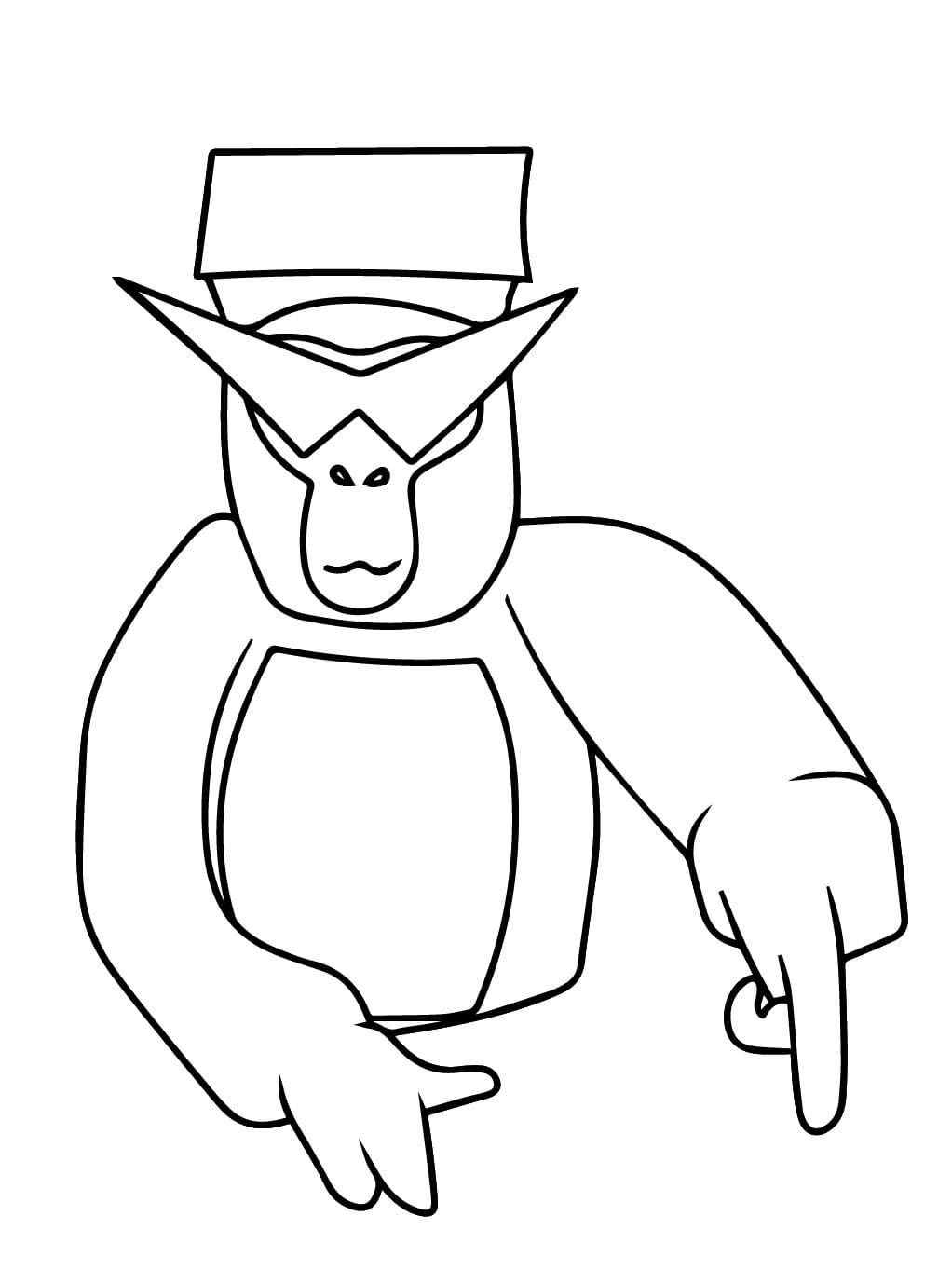 Free Printable Gorilla Tag Coloring Page Download Print Or Color Online For Free