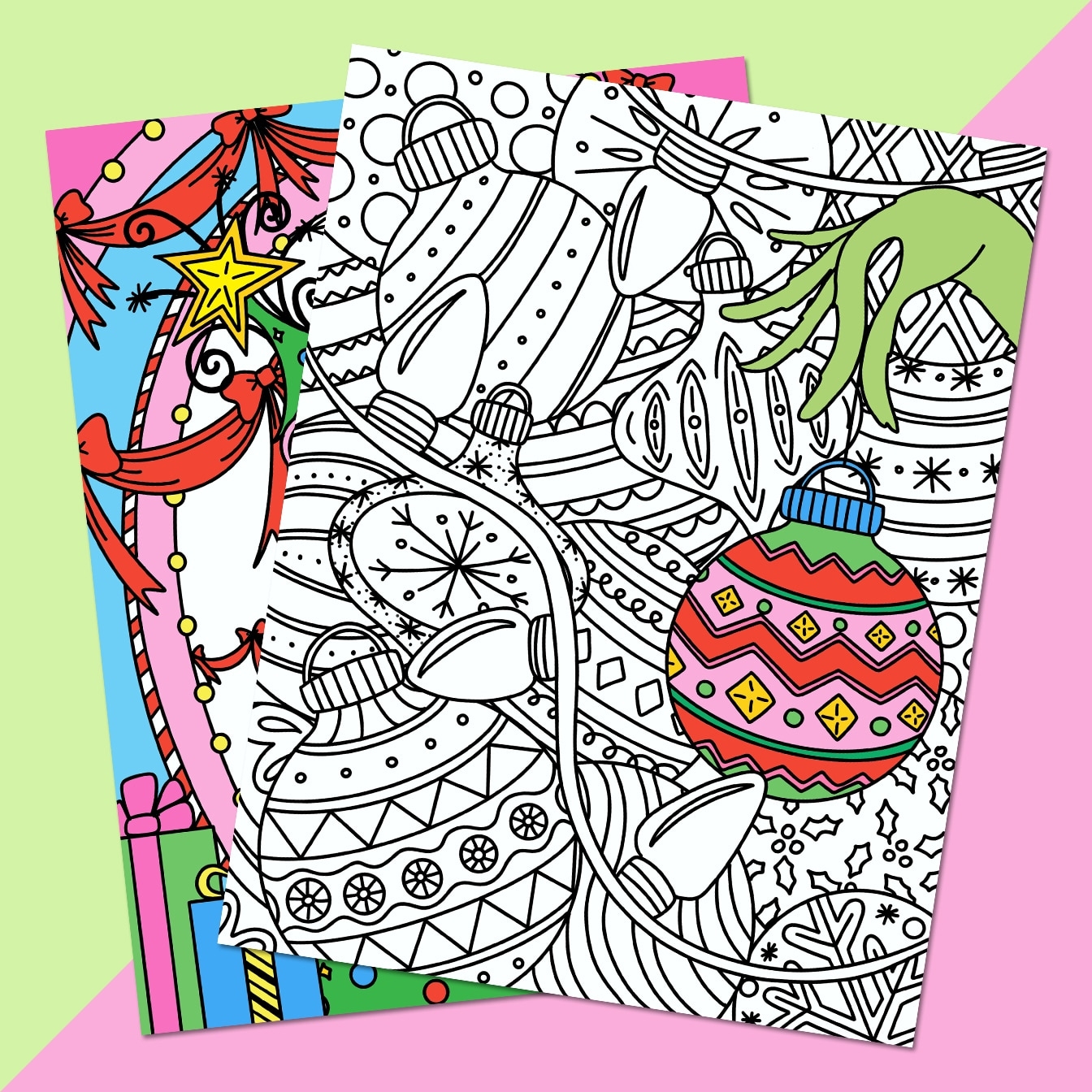 Free Printable Grinch Coloring Pages For Christmas Pineapple Paper Co 