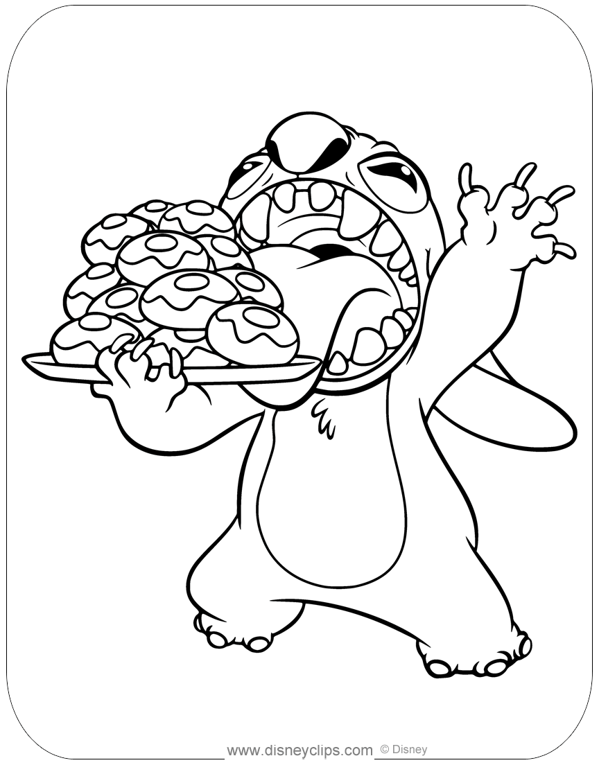 Free Printable Lilo U0026 Stitch Coloring Pages Disneyclips