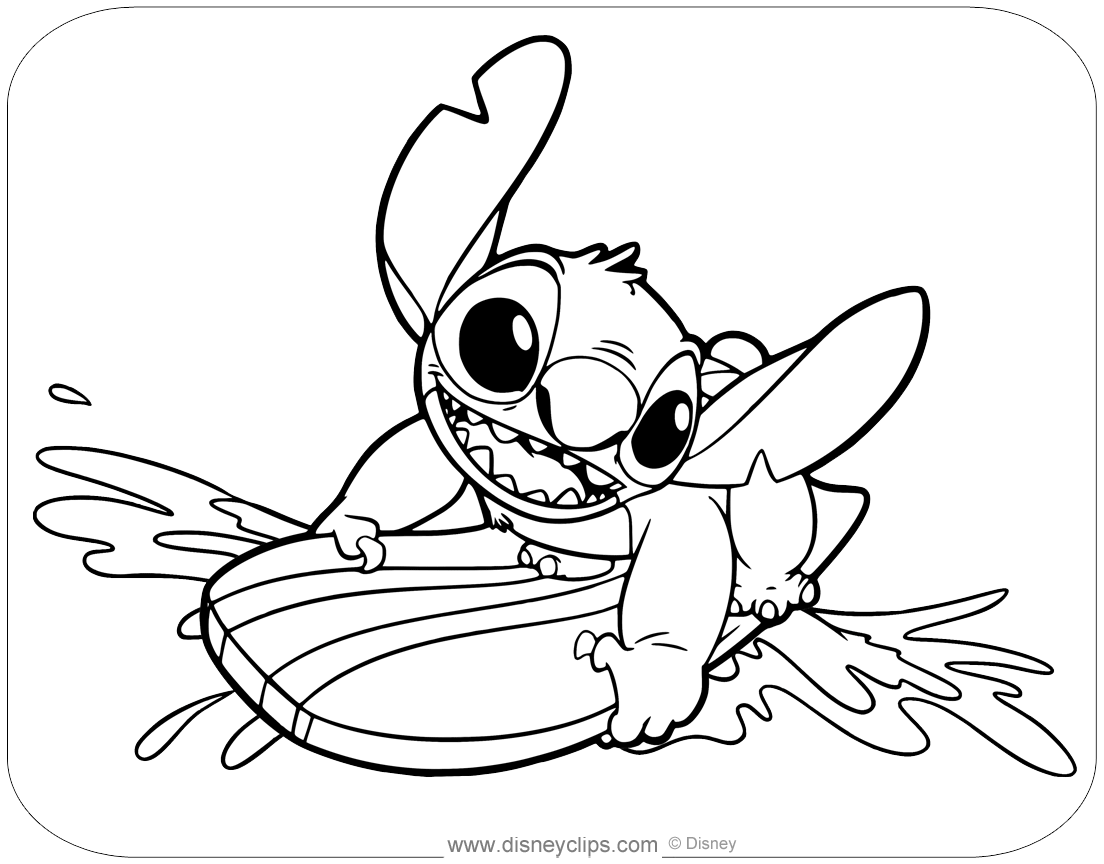 Free Printable Lilo U0026 Stitch Coloring Pages Disneyclips