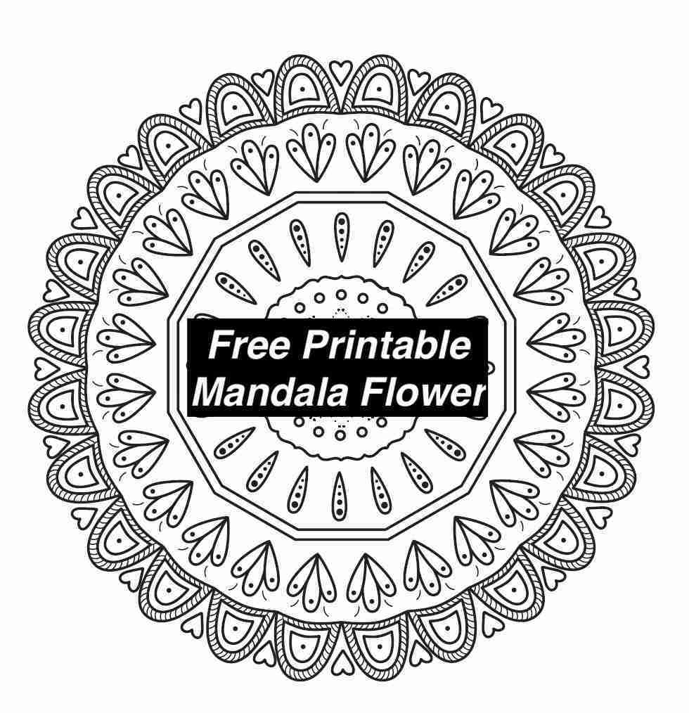 Mandala Coloring Page Free