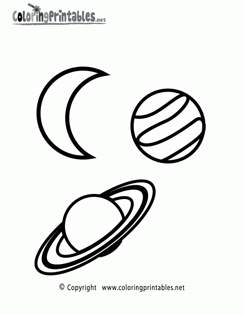 Planets Coloring Pages Printable