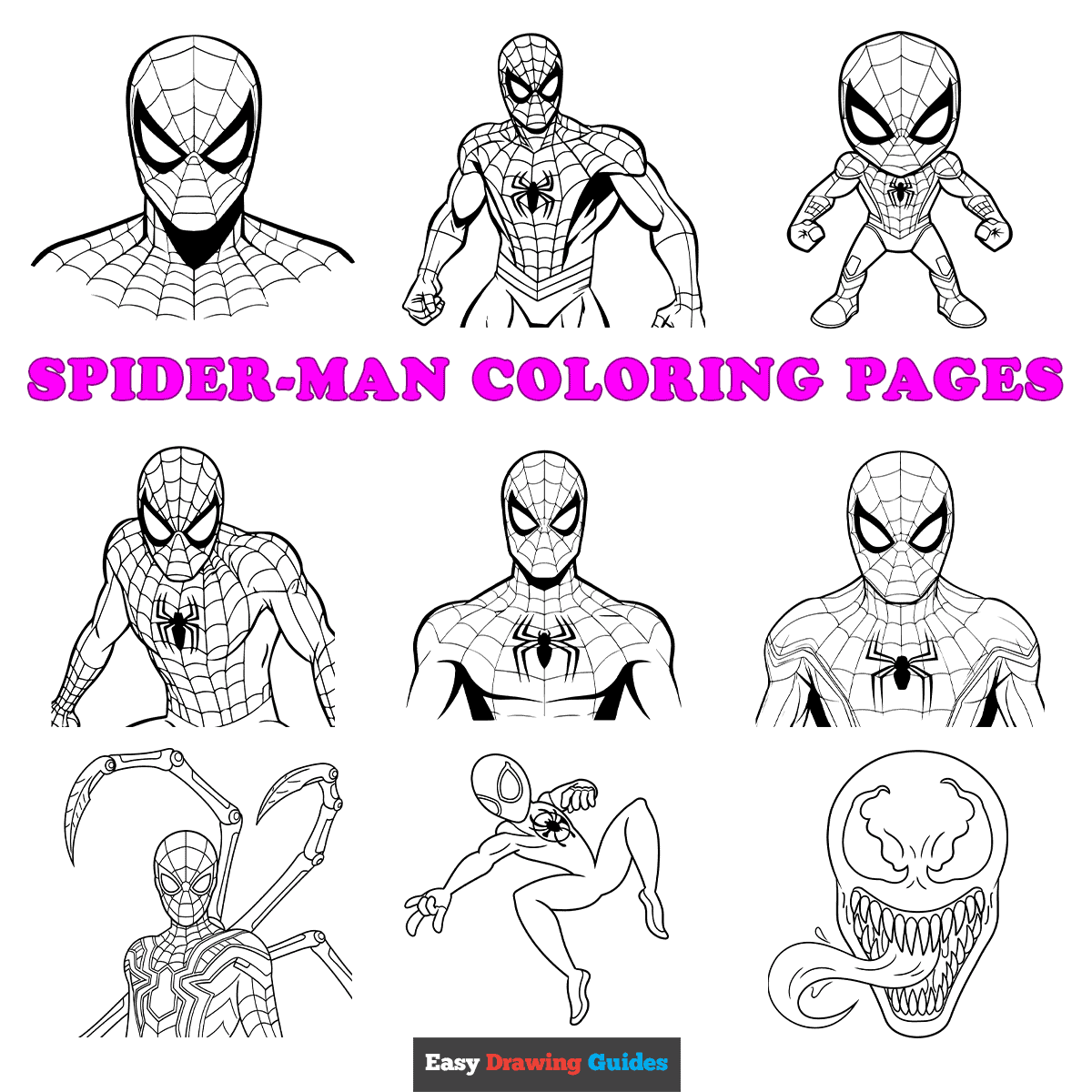Free Printable Spider Man Coloring Pages For Kids 15 Printable 