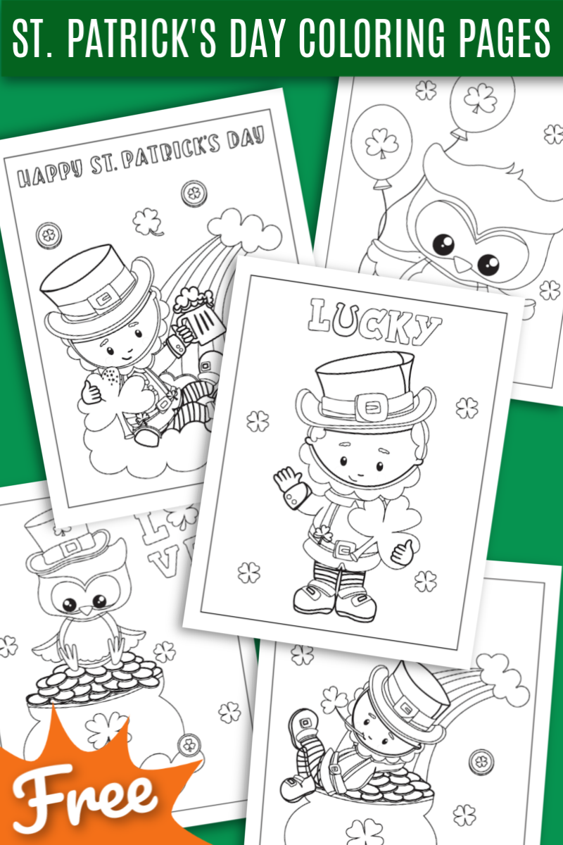 Leprechaun Free Coloring Pages
