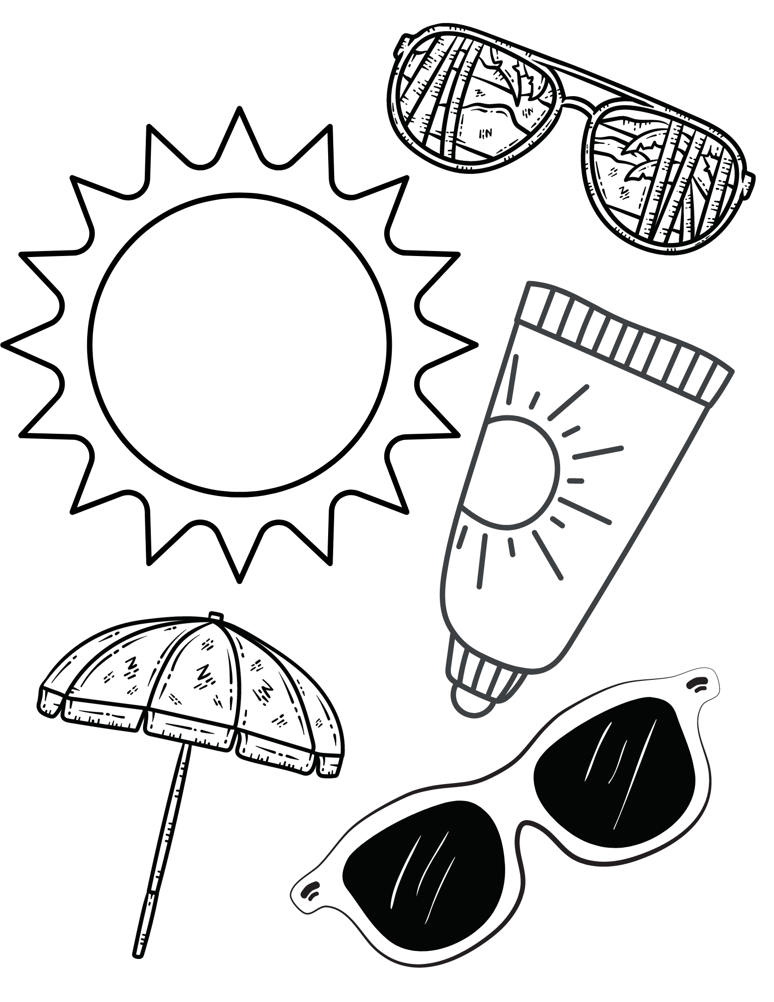 Free Printable Sun Coloring Pages For Kids And Adults