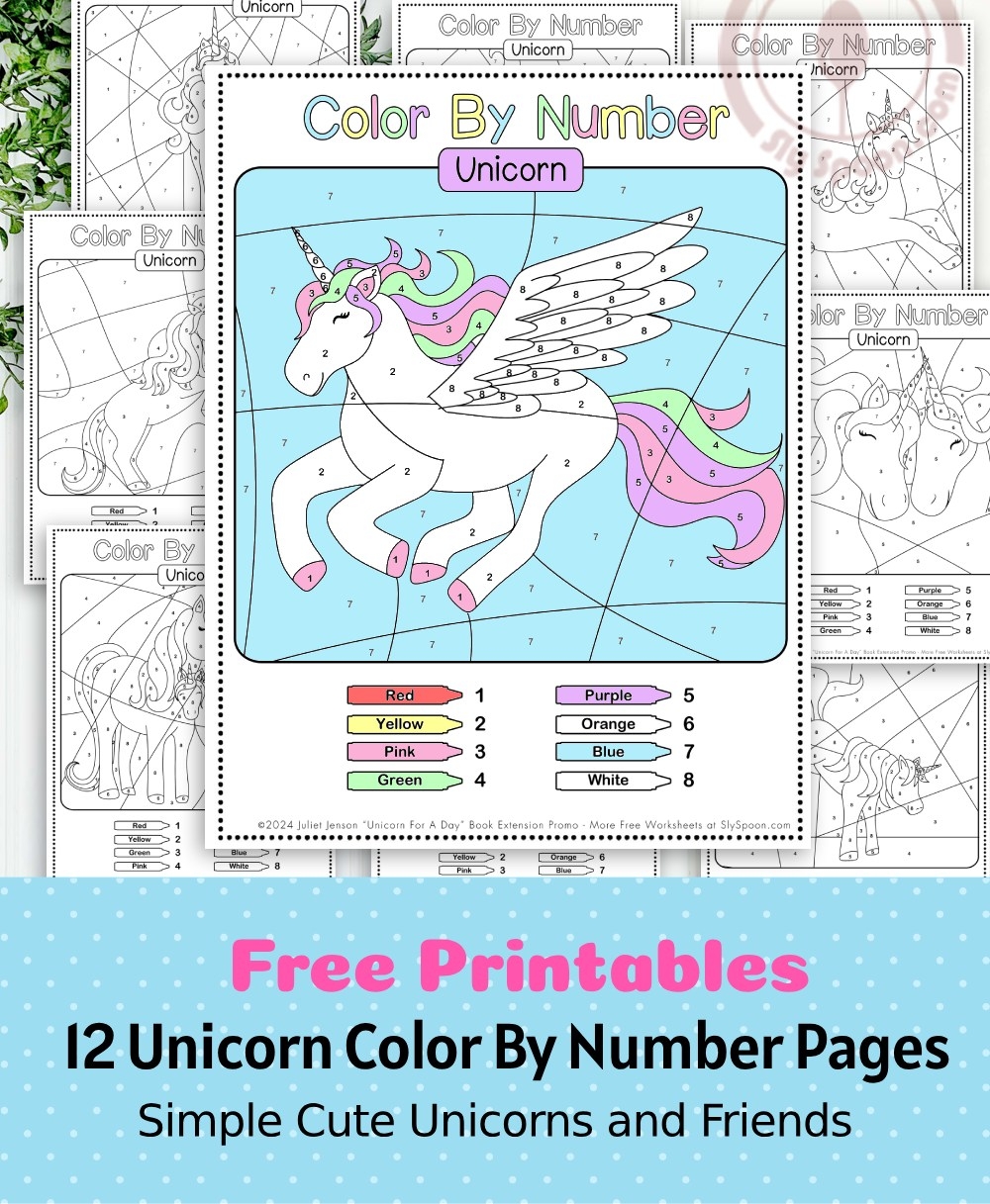 Color By Number Pages Printable