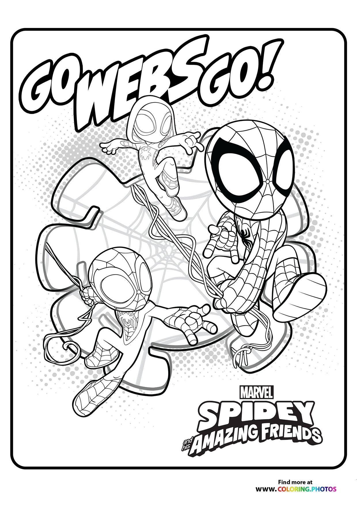 Free Spidey And His Amazing Friends Coloring Pages Print Or Download