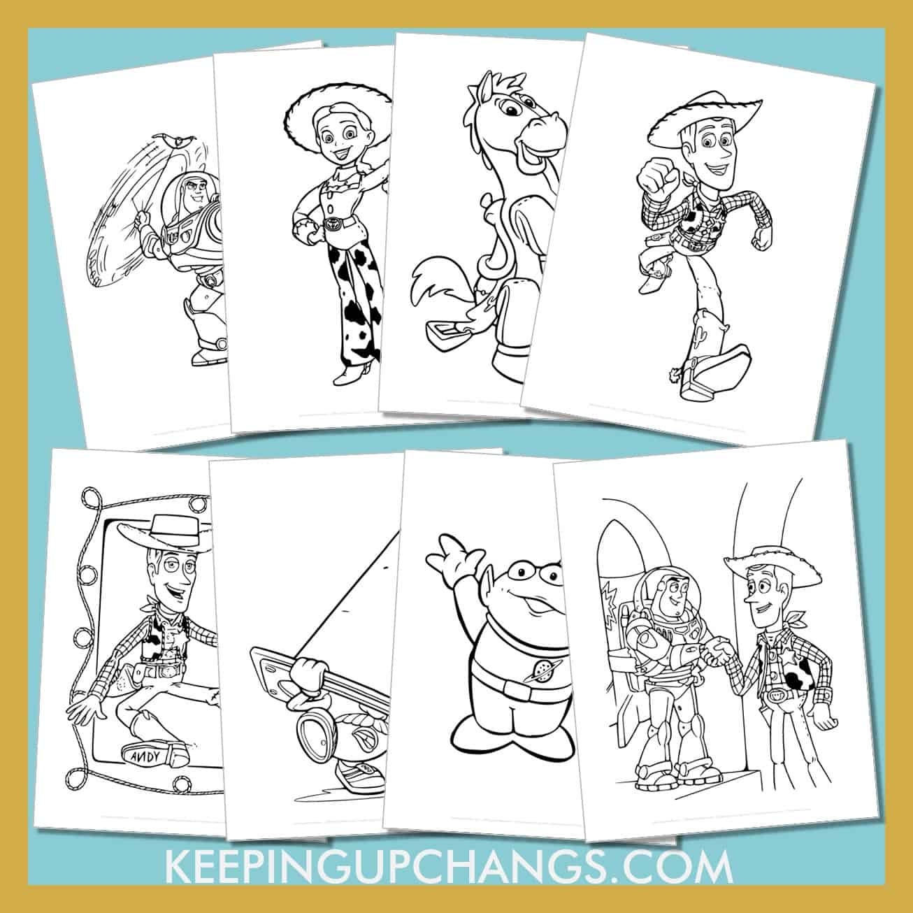 Free Toy Story Coloring Pages Sheets MOST POPULAR Printables 
