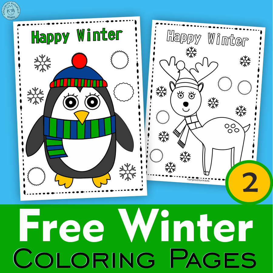 Free Winter Coloring Pages For Kids