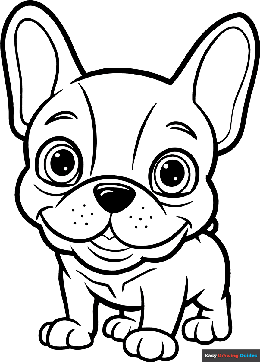 Free Coloring Pages Puppy