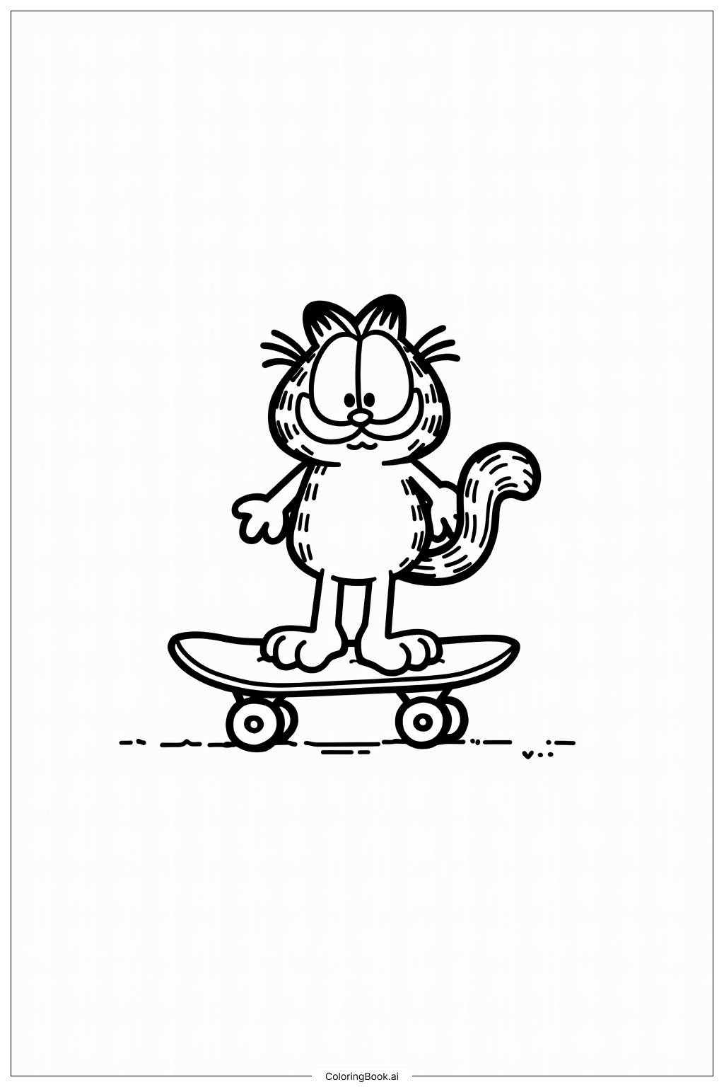 Free Coloring Pages Of Garfield
