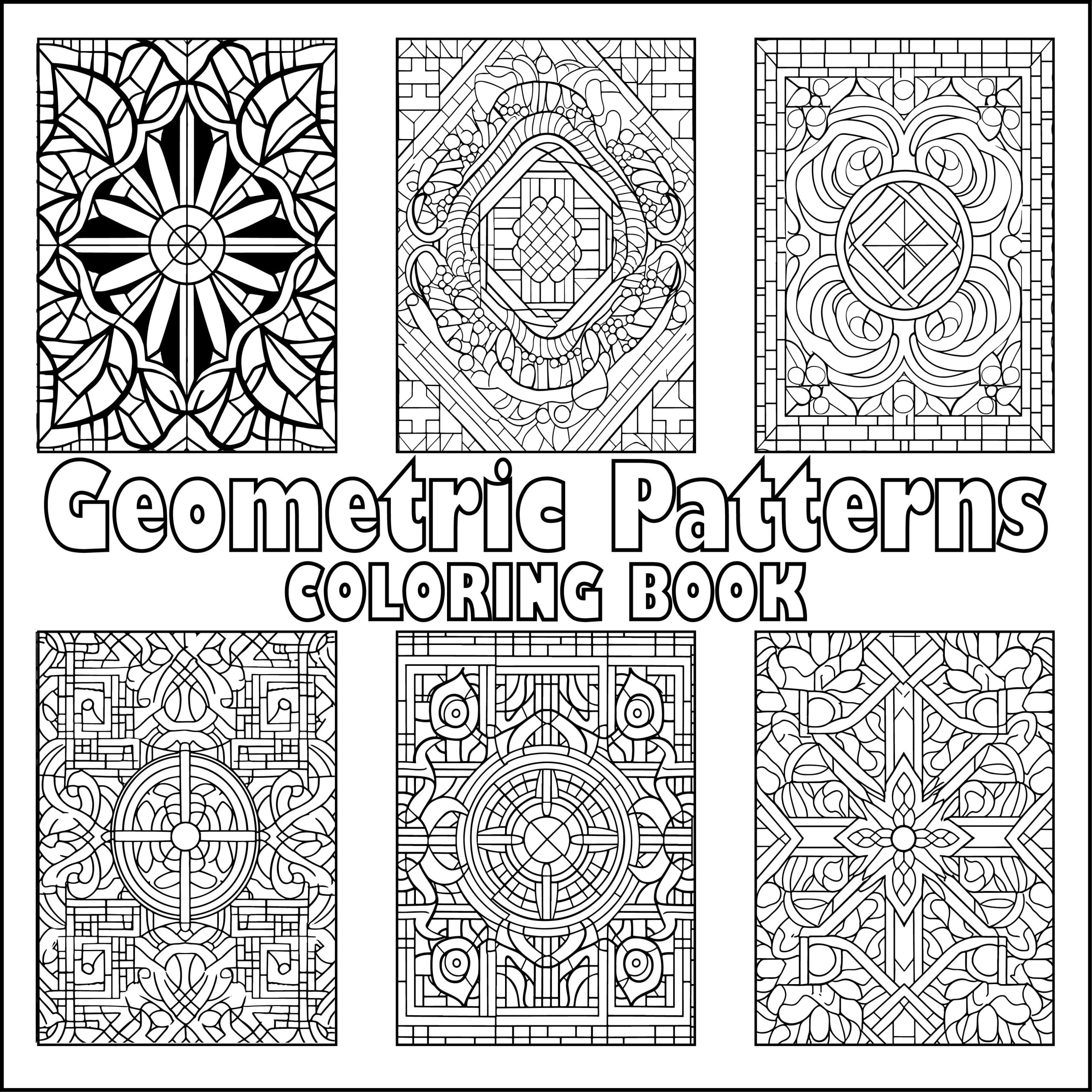Geometric Patterns Coloring Book Geometric Patterns Coloring 