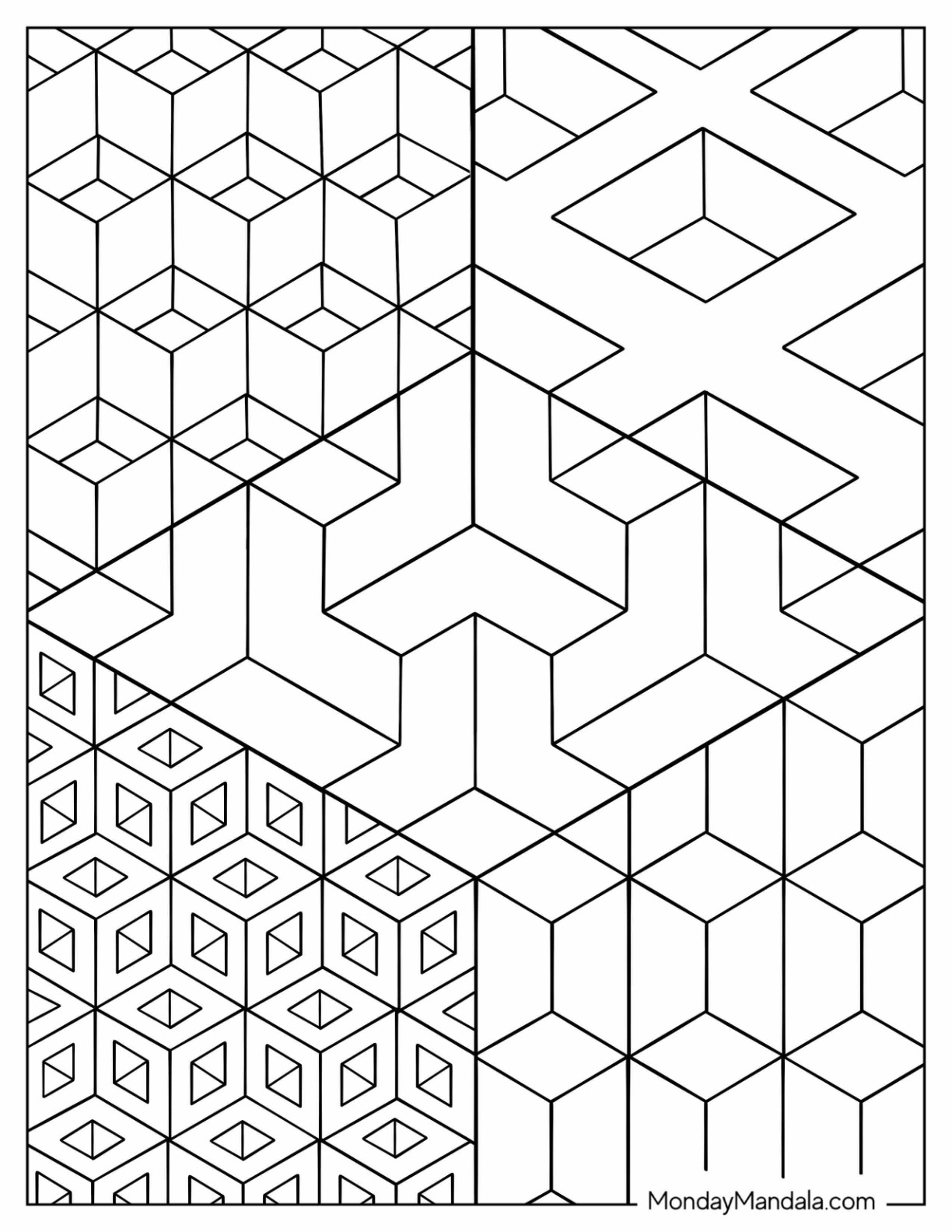 Geometric Shapes Coloring Pages Circle Of Circles Worksheets Library