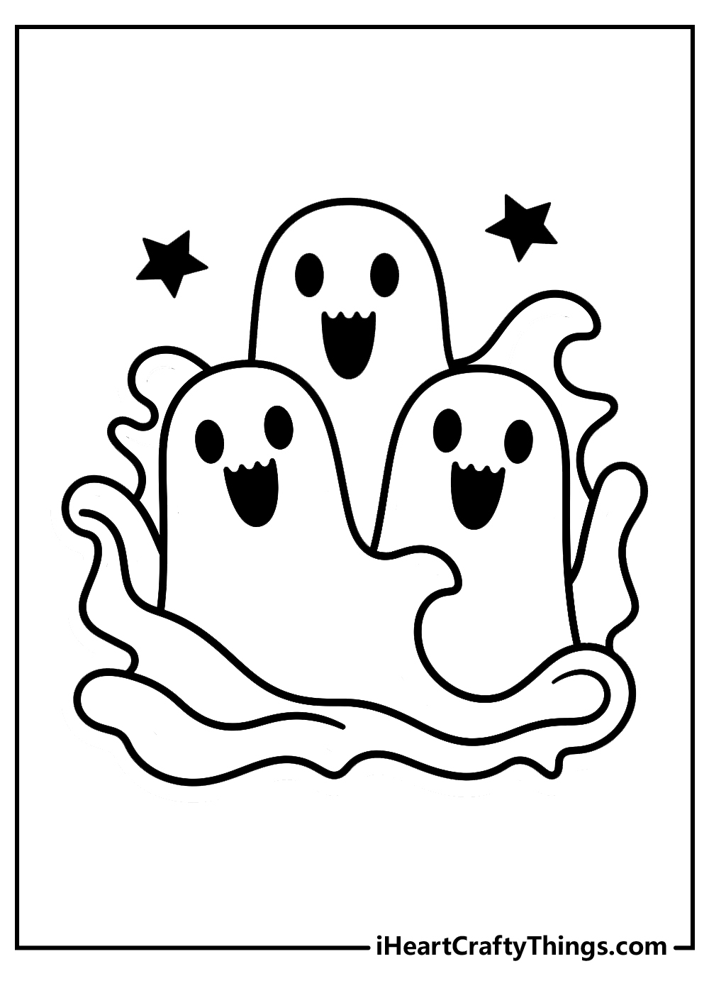 Ghost Coloring Pages 100 Free Printables 