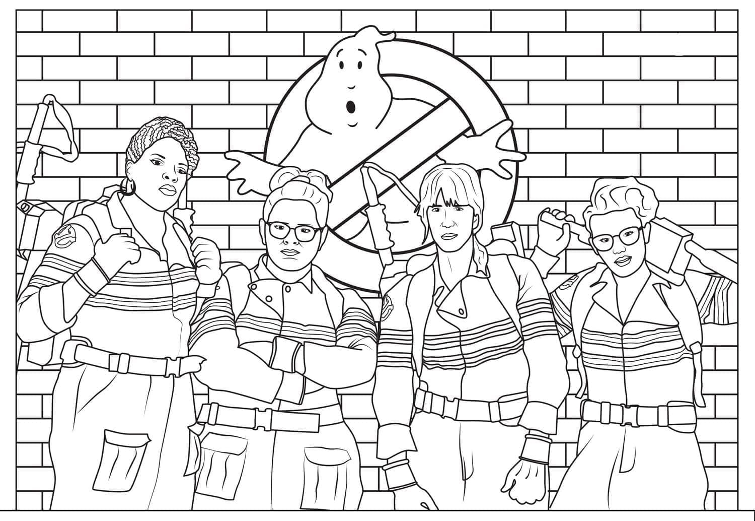 Printable Ghostbusters Coloring Pages