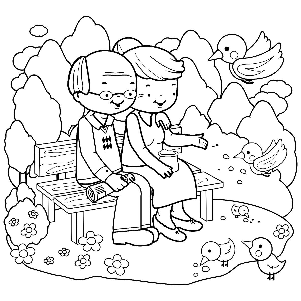 Grandparents Coloring Pages Free Fun Printable Coloring Pages Of Grandmas Grandpas For Kids Printables 30Seconds Mom
