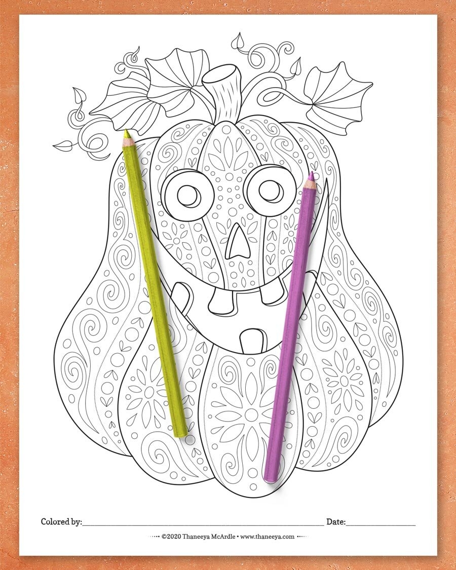 Halloween Coloring Pages 10 Printable Coloring Pages By Thaneeya McArdle Art Is Fun