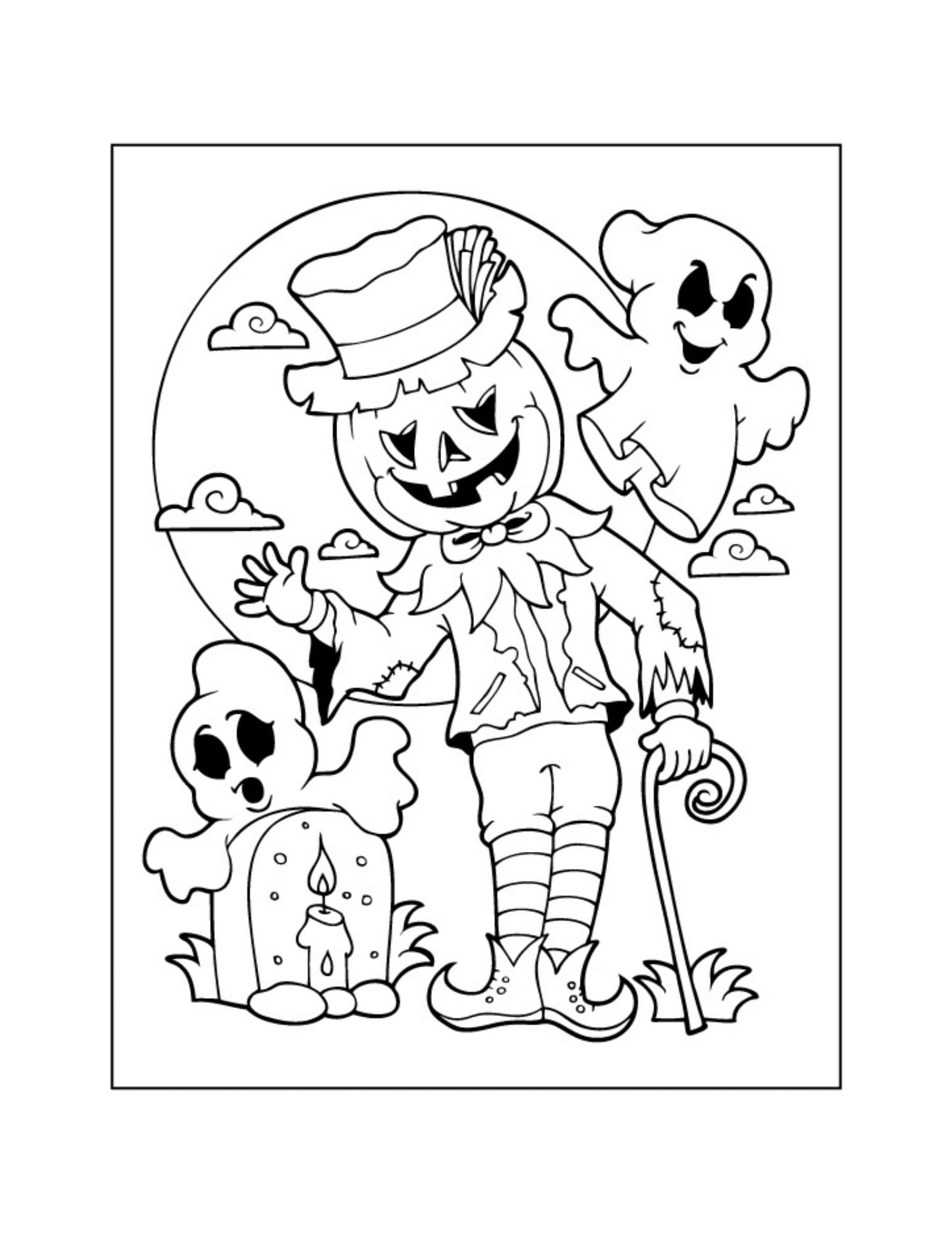 Halloween Coloring Pages Halloween Pdf Halloween Printable 