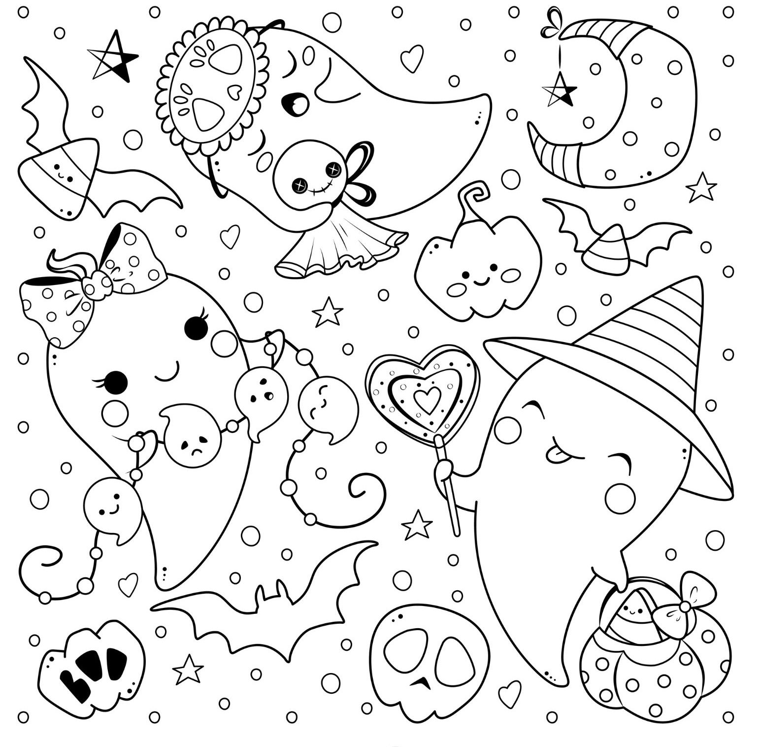 Halloween Colour Sheets Top