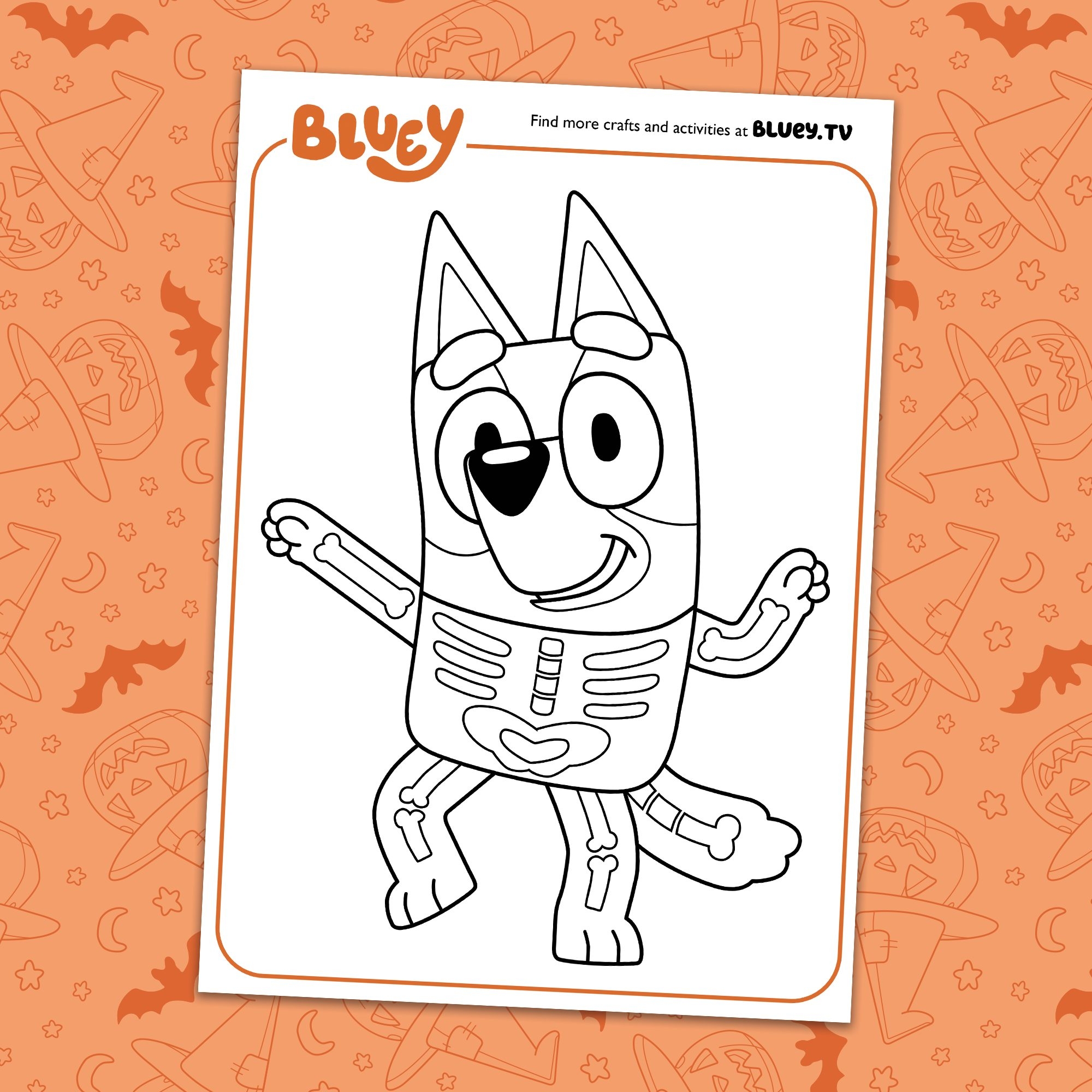 Free Bluey Printable Coloring Pages