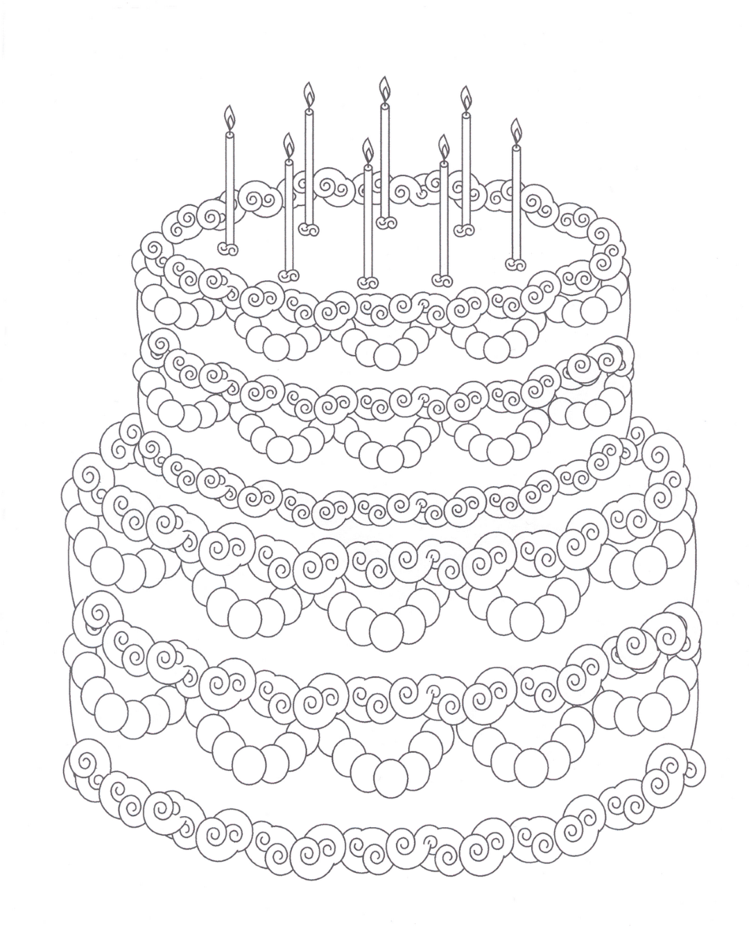 Happy Birthday Coloring Pages Printable Coloring Pages FREE
