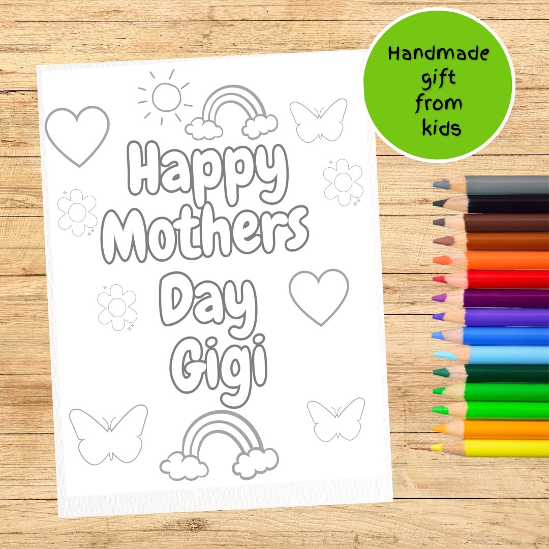 Printable Coloring Pages For Mothers Day