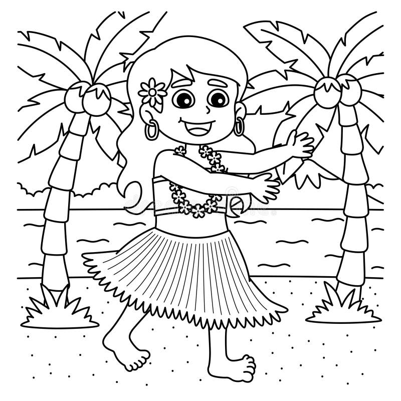 Hawaiian Coloring Page Stock Illustrations 442 Hawaiian Coloring Page Stock Illustrations Vectors U0026 Clipart Dreamstime