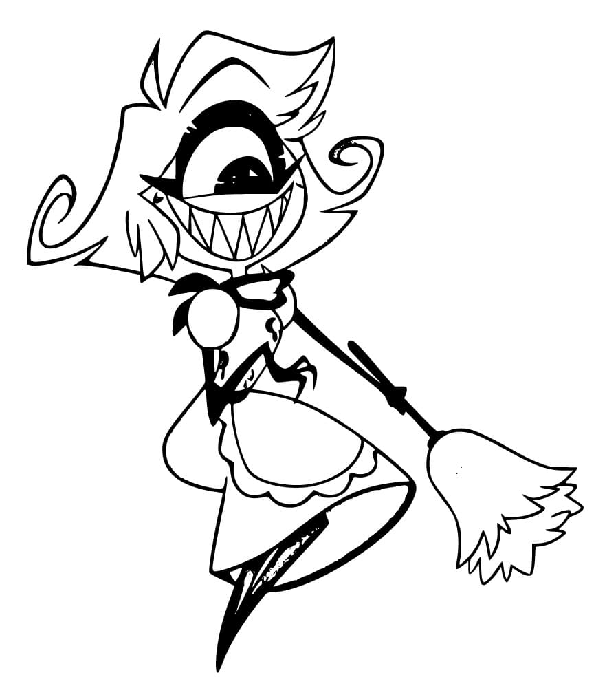 Hazbin Hotel Coloring Pages Printable