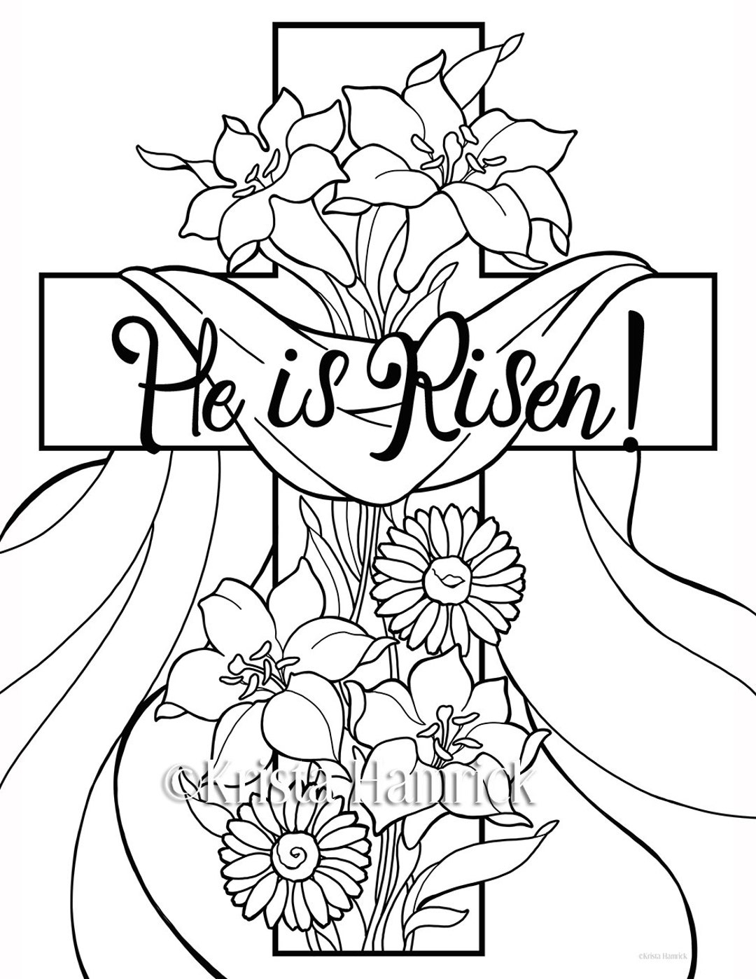Free Easter Coloring Pages Religious