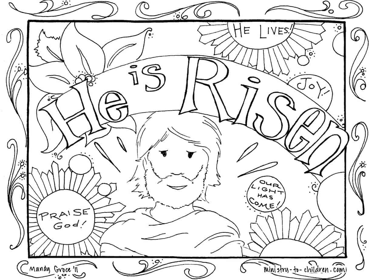 Free Printable Jesus Coloring Pages Pdf