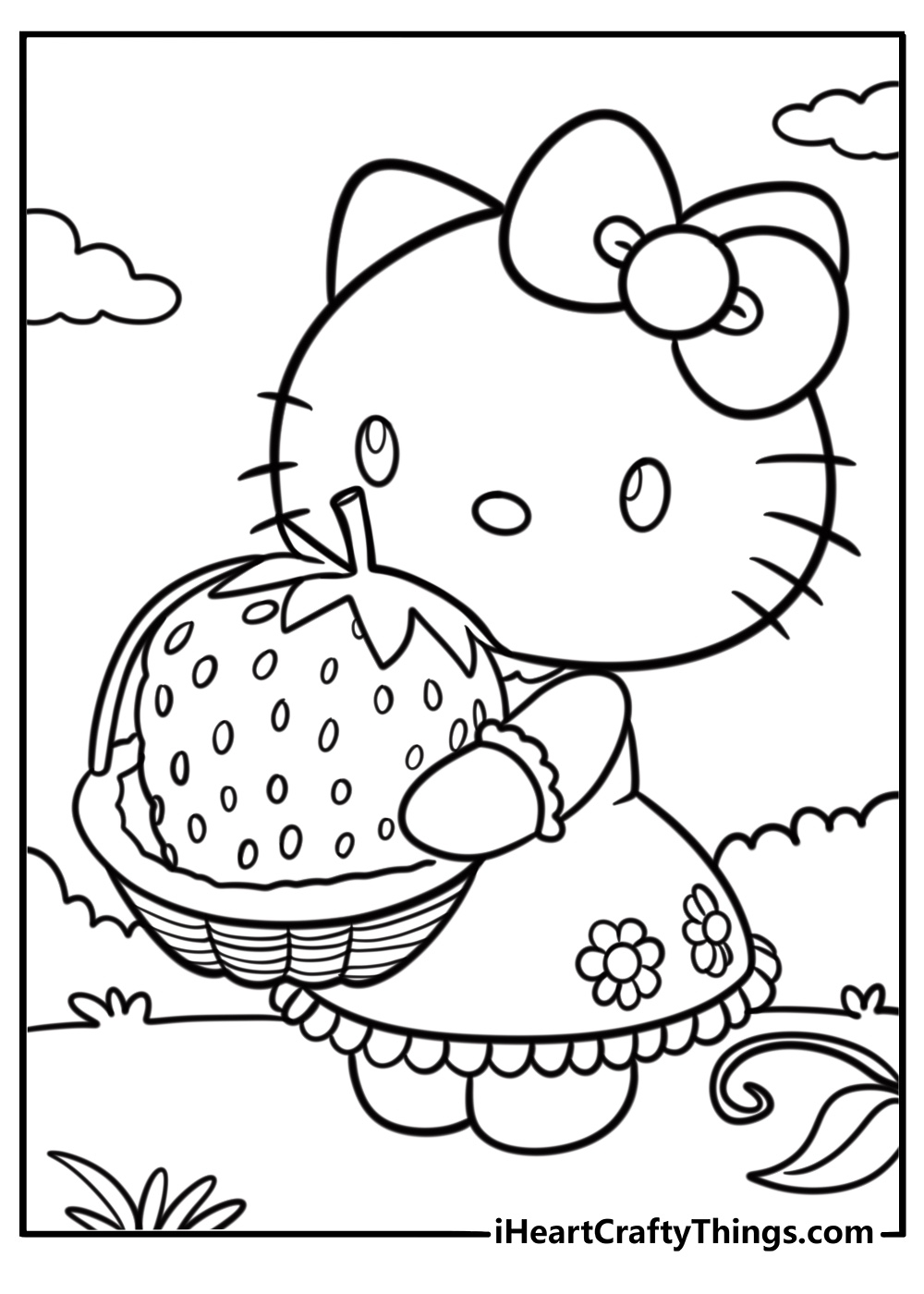 Hello Kitty Coloring Pages 70 Free PDF Printables For Kids