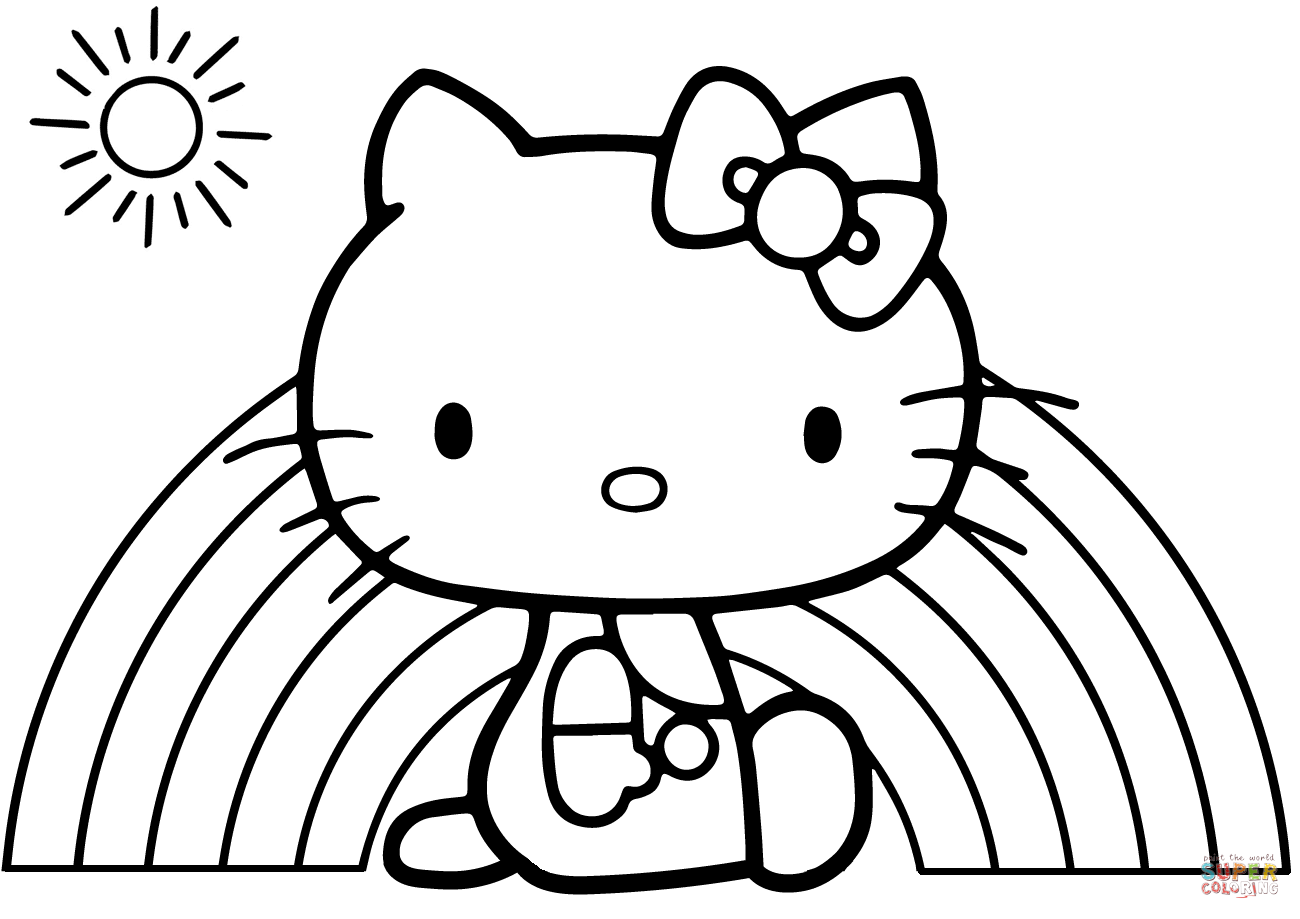 Free Hello Kitty Coloring Pages Printable