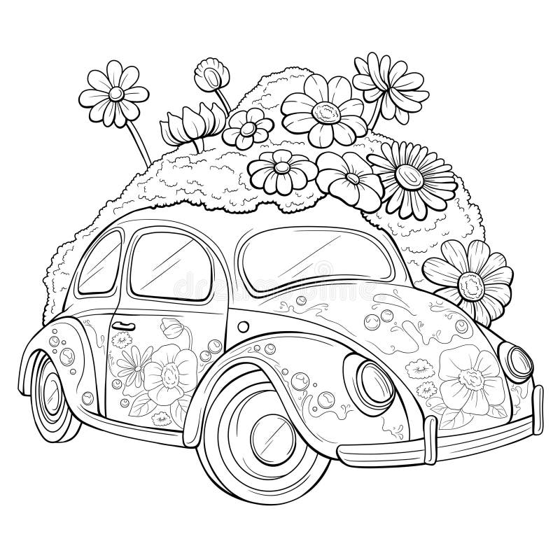 Hippie Coloring Stock Illustrations 4 705 Hippie Coloring Stock Illustrations Vectors Clipart Dreamstime