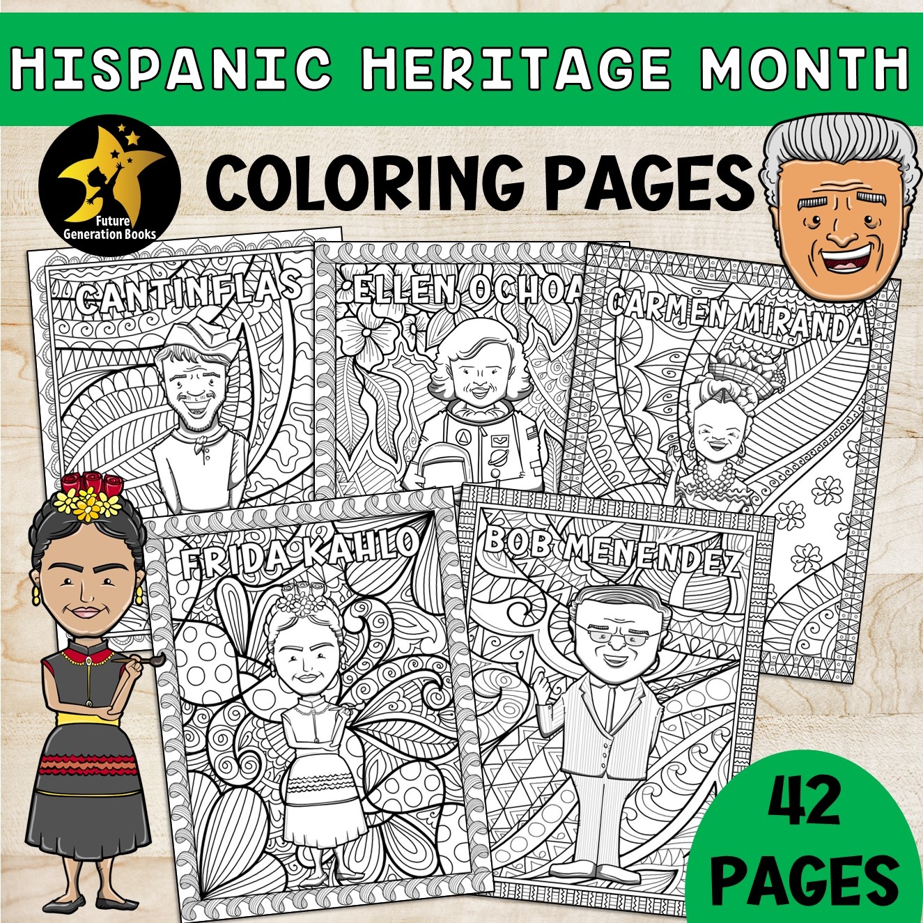 Hispanic Heritage Month Coloring Pages Bulletin Board Hispanic 