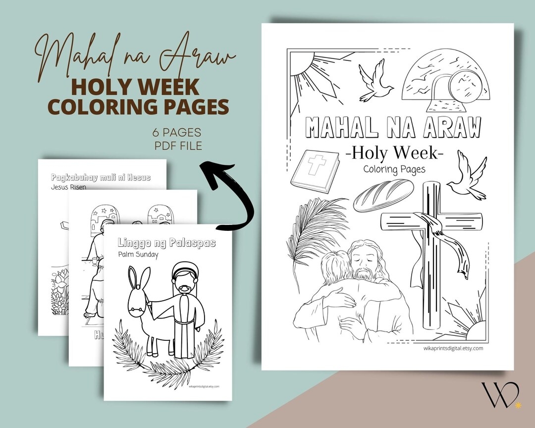 Holy Week Coloring Pages Free