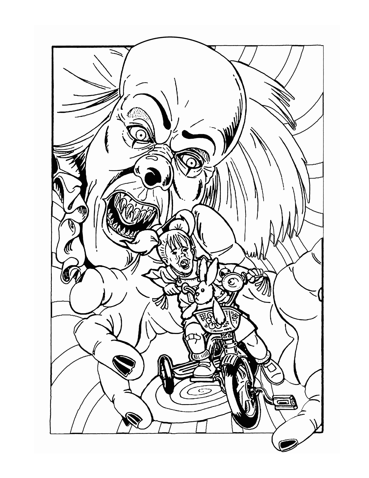 Horror Coloring Pages Printable Coloring Pages FREE