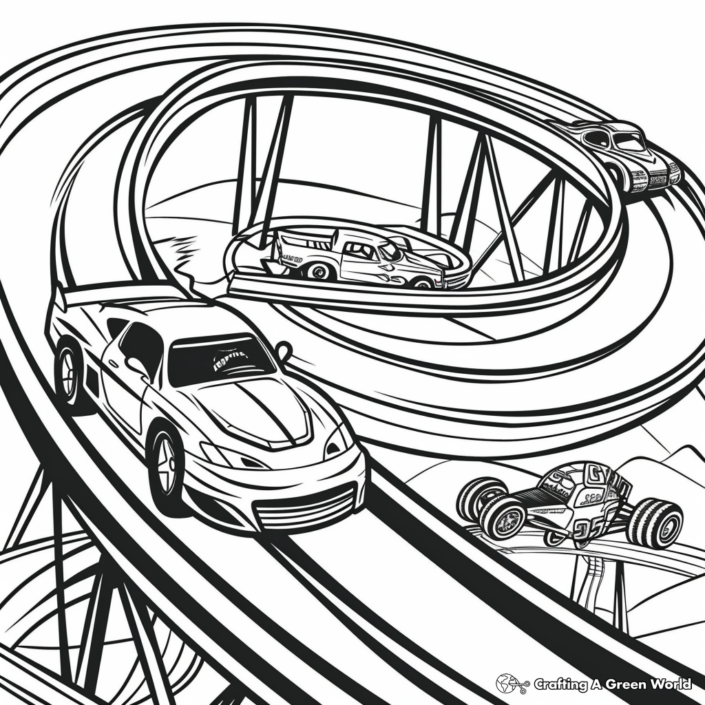 Free Hot Wheels Coloring Pages