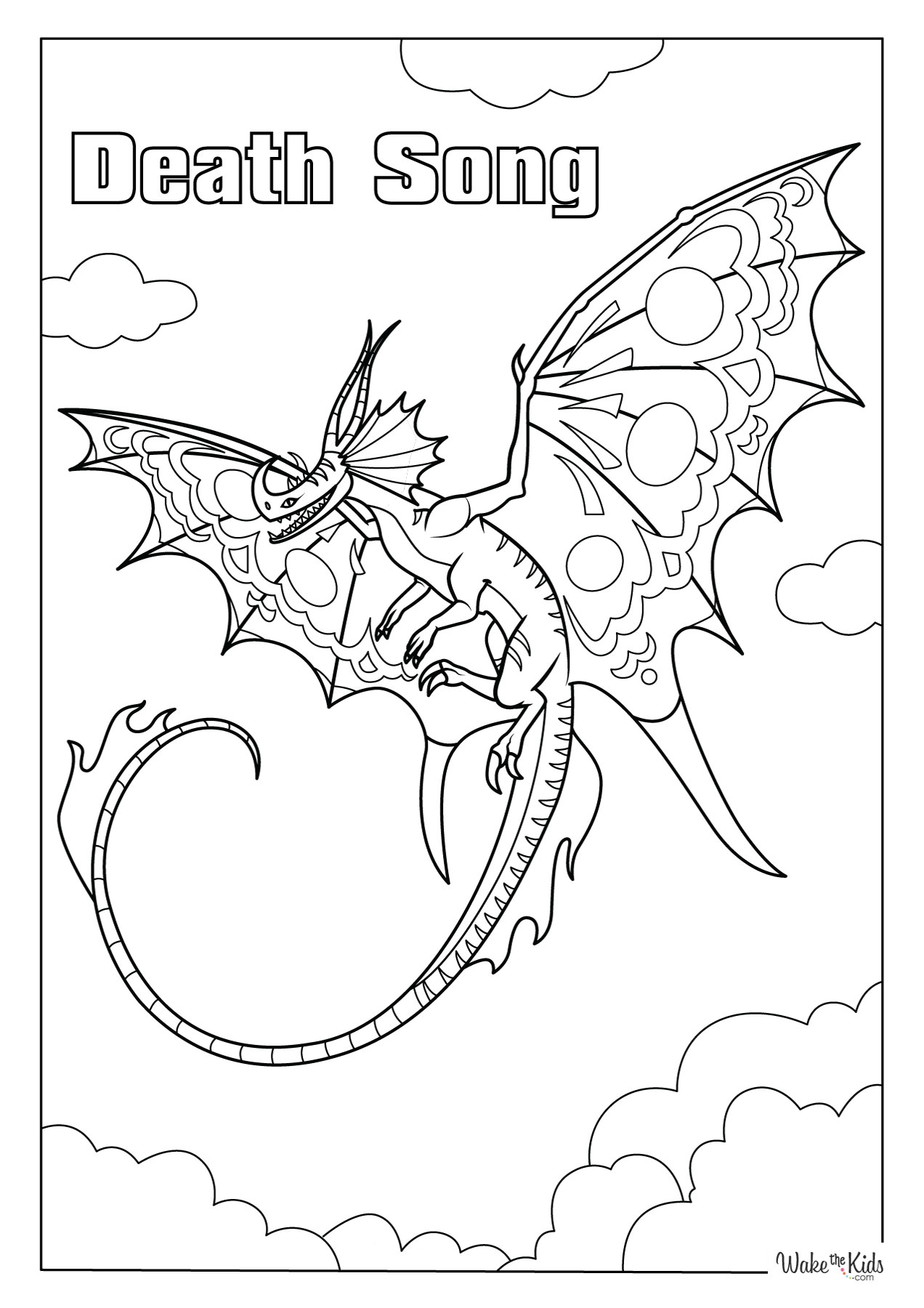 How To Train Your Dragon Coloring Pages Free Printable PDFs WakeTheKids