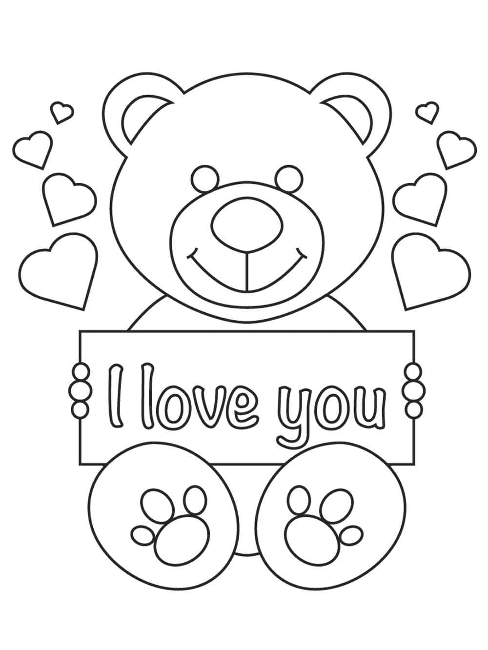 I Love You Sheet 6 Coloring Page Download Print Or Color Online For Free