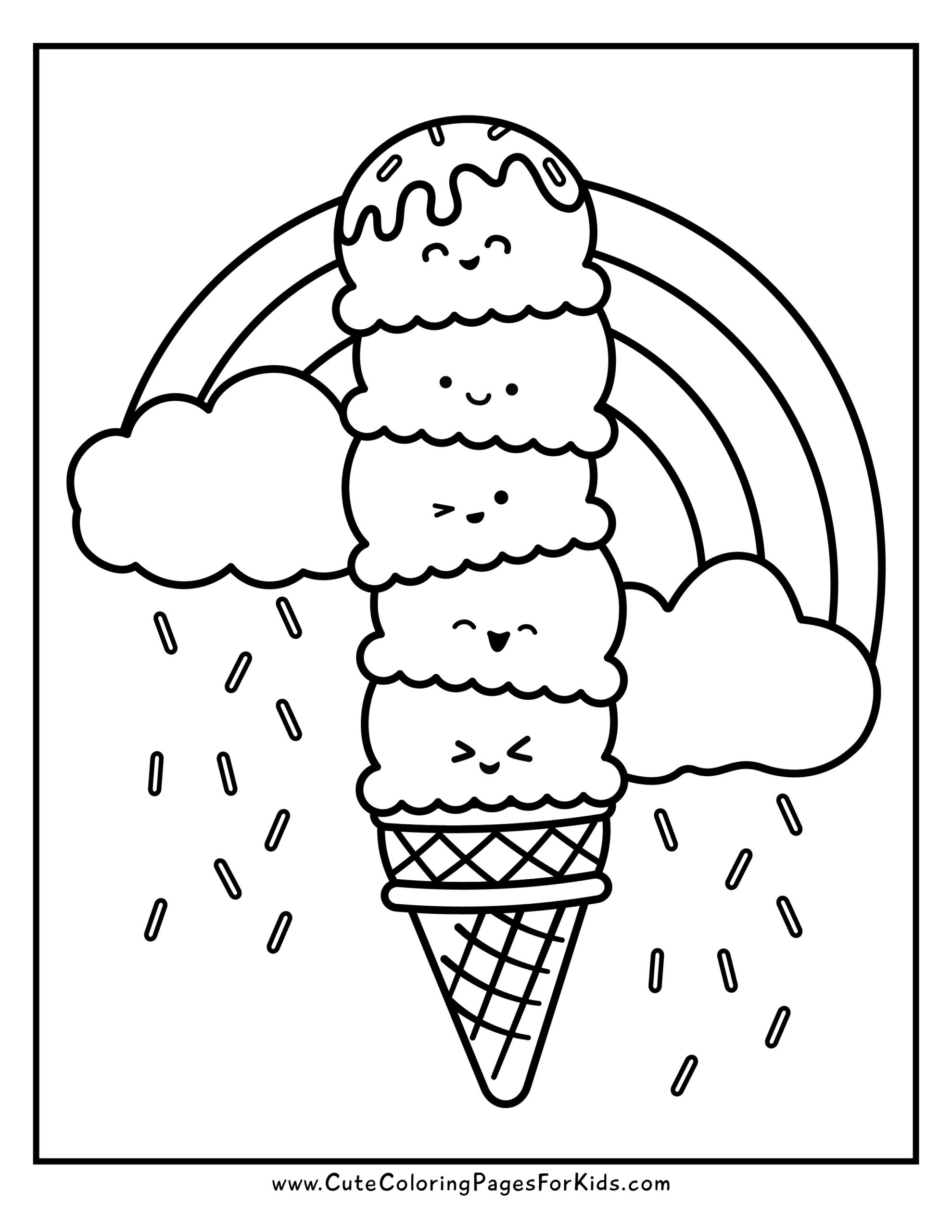 Ice Cream Coloring Pages 19 Free Printables To Download Cute Coloring Pages For Kids