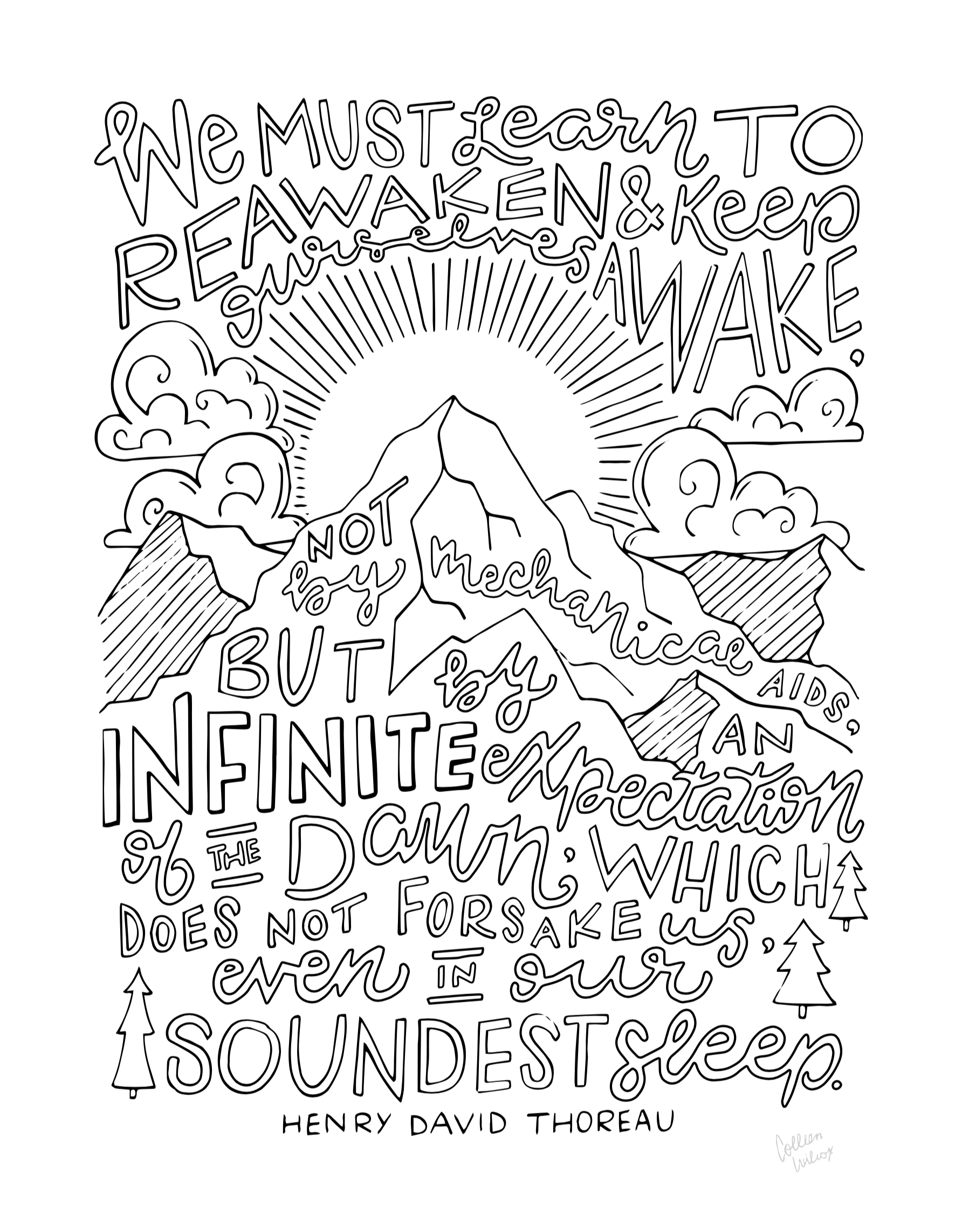 Free Printable Inspiring Coloring Pages
