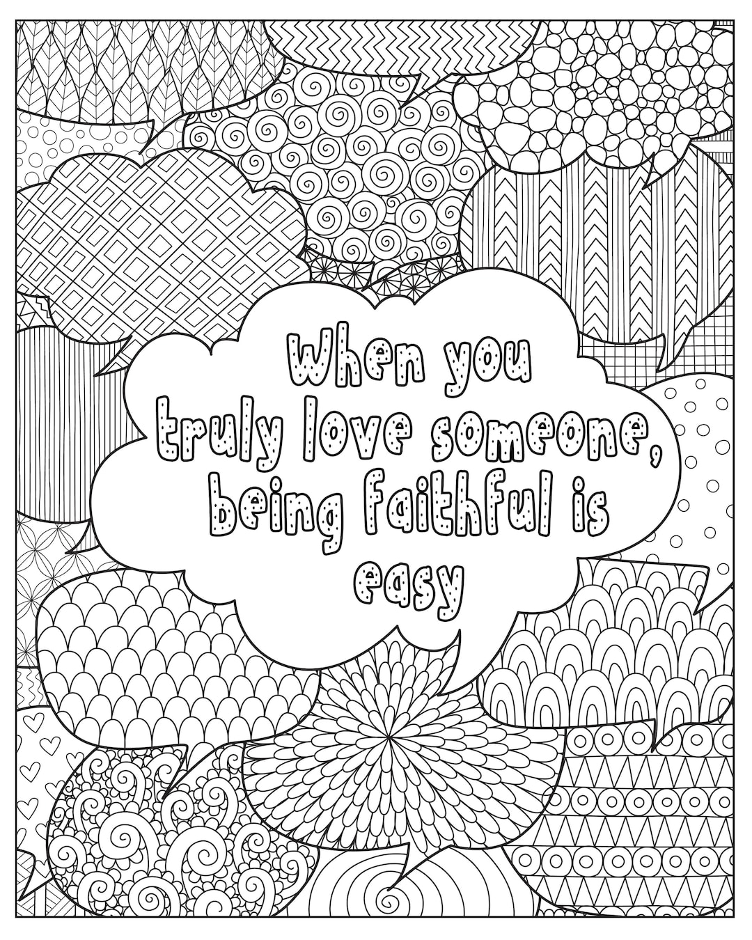 Inspirational Motivational Quotes Coloring Page Bundle For Adults Printable Coloring Sheets Digital Colouring Download Sayings Printable Etsy